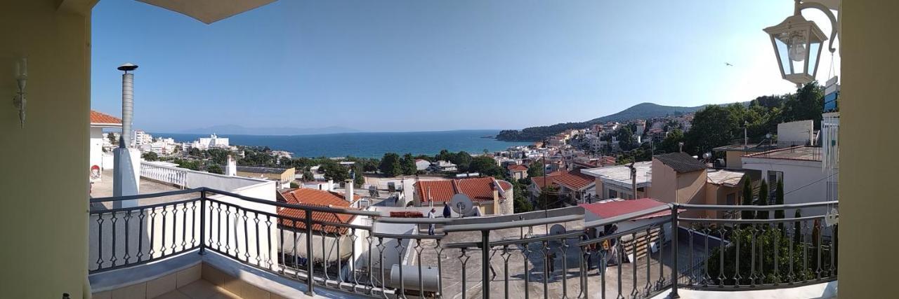 Great Sea View Apartment Kavála Kültér fotó