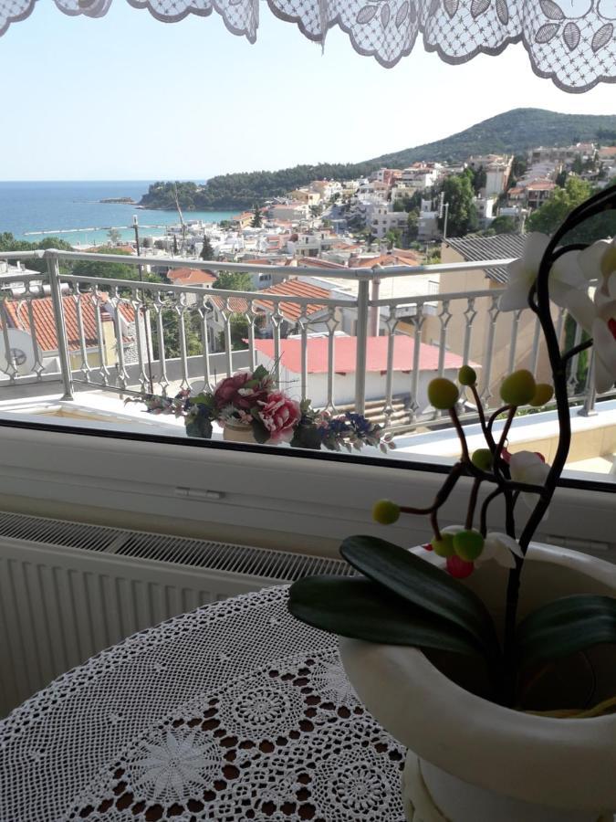 Great Sea View Apartment Kavála Kültér fotó